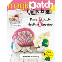 Paniers de fruits & appliqué hawaïen - Magic Patch Quilts Japan n°29 Magazine Patchwork