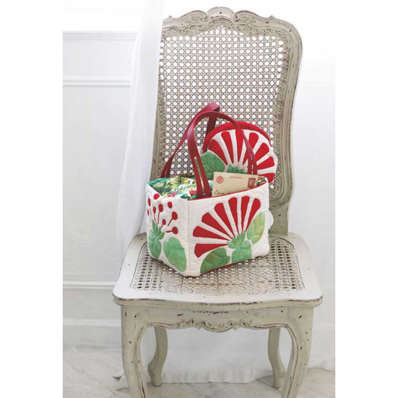 Paniers de fruits & appliqué hawaïen - Magic Patch Quilts Japan n°29 Magazine Patchwork