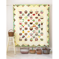 Paniers de fruits & appliqué hawaïen - Magic Patch Quilts Japan n°29 Magazine Patchwork