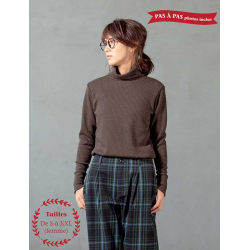 Modèle - Pull col roulé Modèle à télécharger Modèles