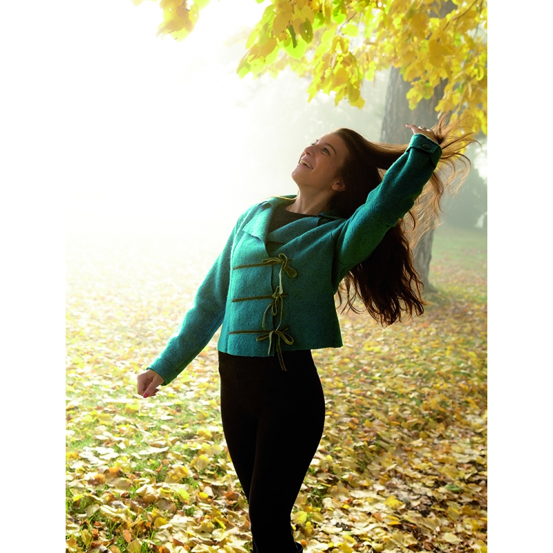 Modèle - Liberté, veste en laine bouillie Modèle à télécharger Modèles