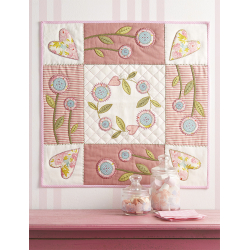 Modèle patchwork – Panneau fleuri Jolie déco estivale Modèle à télécharger Modèles
