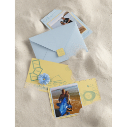 Modèle scrapbooking – Cartes postales et enveloppe personnalisées Modèle à télécharger Modèles