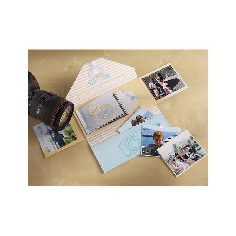 Modèle scrapbooking – Album portefeuille
