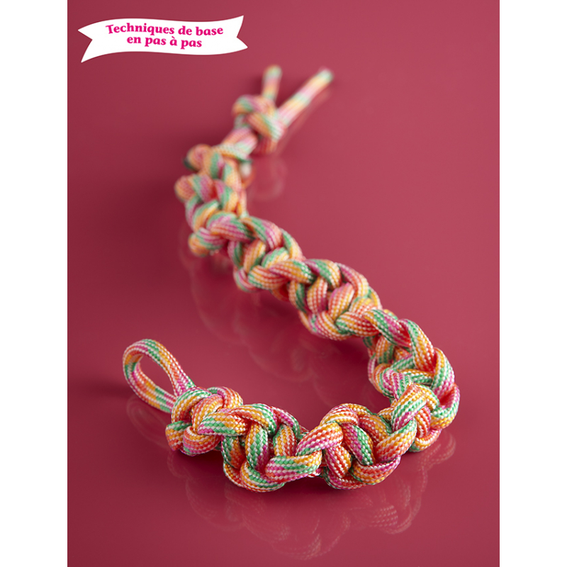 Bracelet multicolore torsadé  - 1