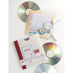 Modèle scrapbooking – Pochettes à CD personnalisées Modèle à télécharger Modèles