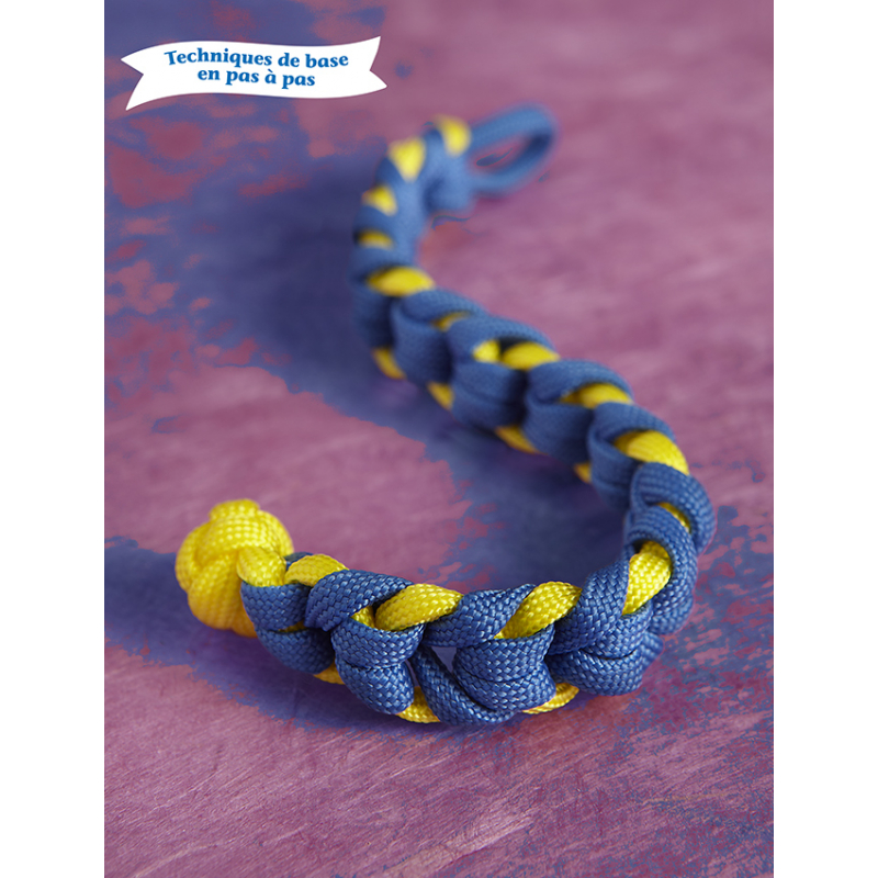 Bracelet bleu et jaune  - 1