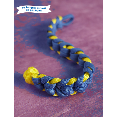 Bracelet bleu et jaune  - 1