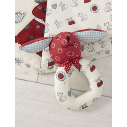 Modèle couture bébé – Hochet lapin Modèle à télécharger Modèles