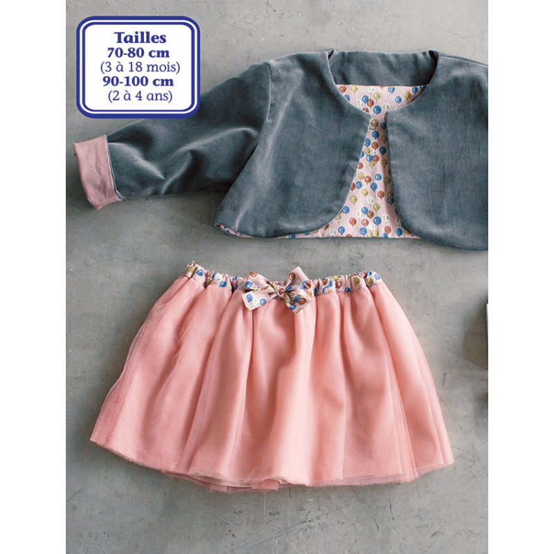 Modèle couture enfant – Jupe en tulle Modèle à télécharger Modèles