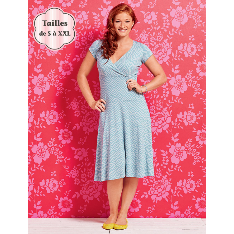 Modèle - Robe glamour cache-cœur Modèles