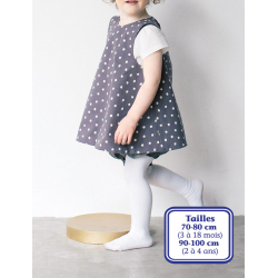 Modèle couture – Robe-tablier enfant réversible Modèle à télécharger Modèles