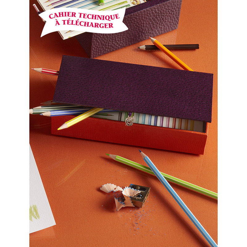 Modèle - Boîte à crayons et feutres Modèles