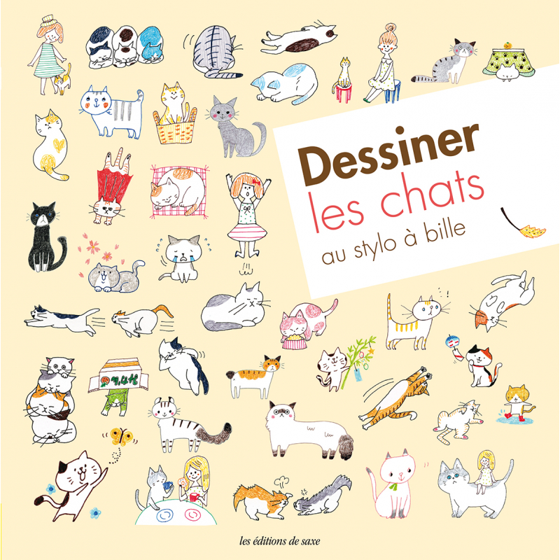 Dessiner les chats au stylo à bille Livre Loisirs créatifs