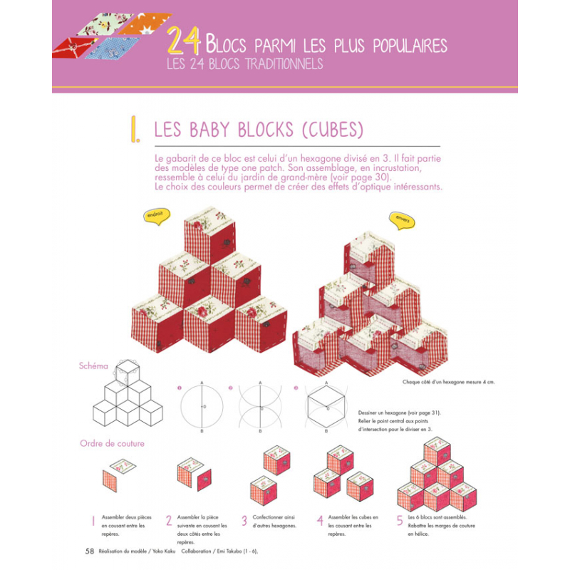 Les bases du patchwork en pas à pas  - 8