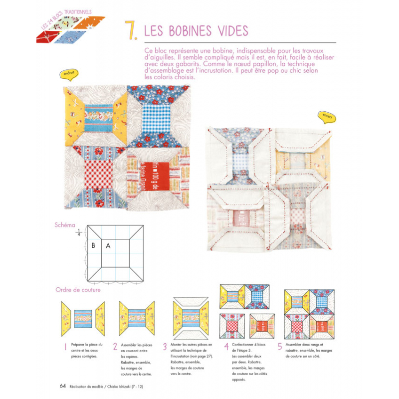 Les bases du patchwork en pas à pas  - 10