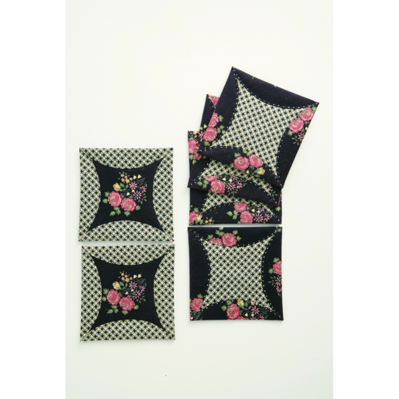 Origami textile réversible Livre Patchwork
