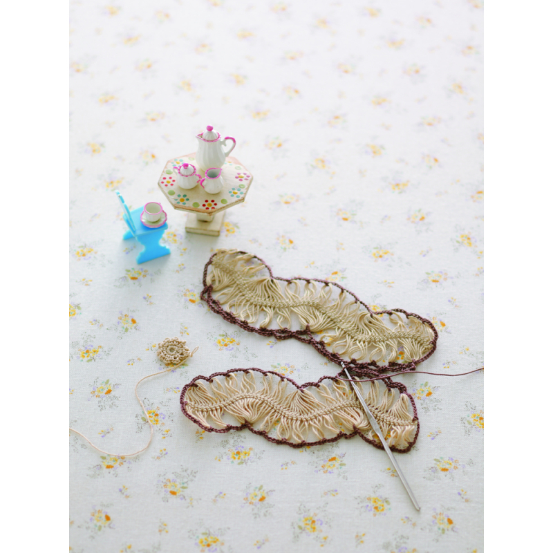 Le crochet à la fourche - 24 motifs & accessoires Livre Crochet