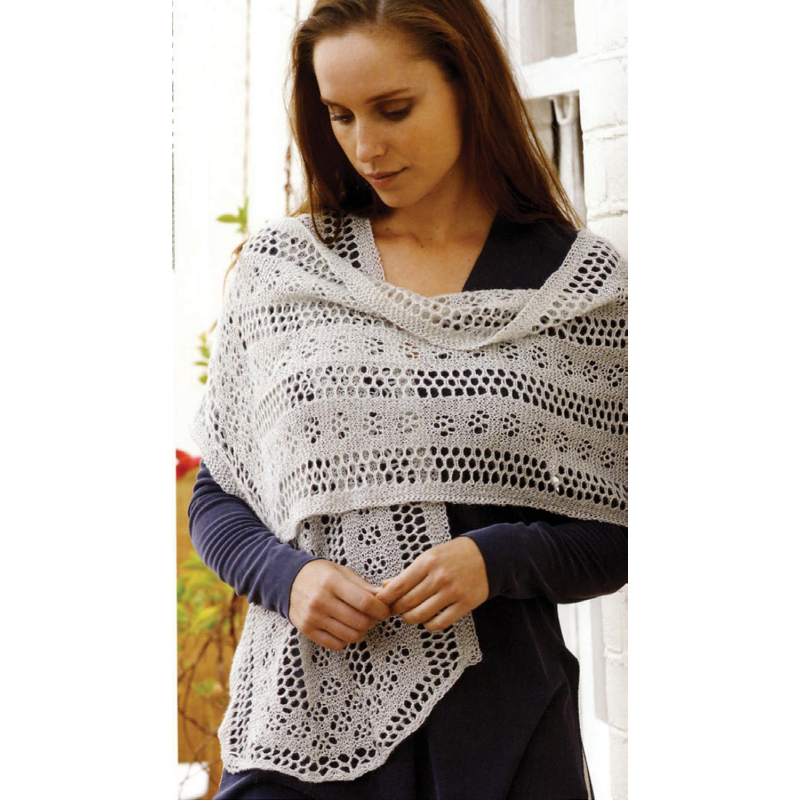 Châles en dentelle Shetland au tricot Livre Tricot