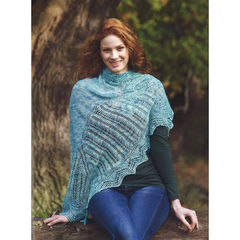 Châles en dentelle Shetland au tricot Livre Tricot