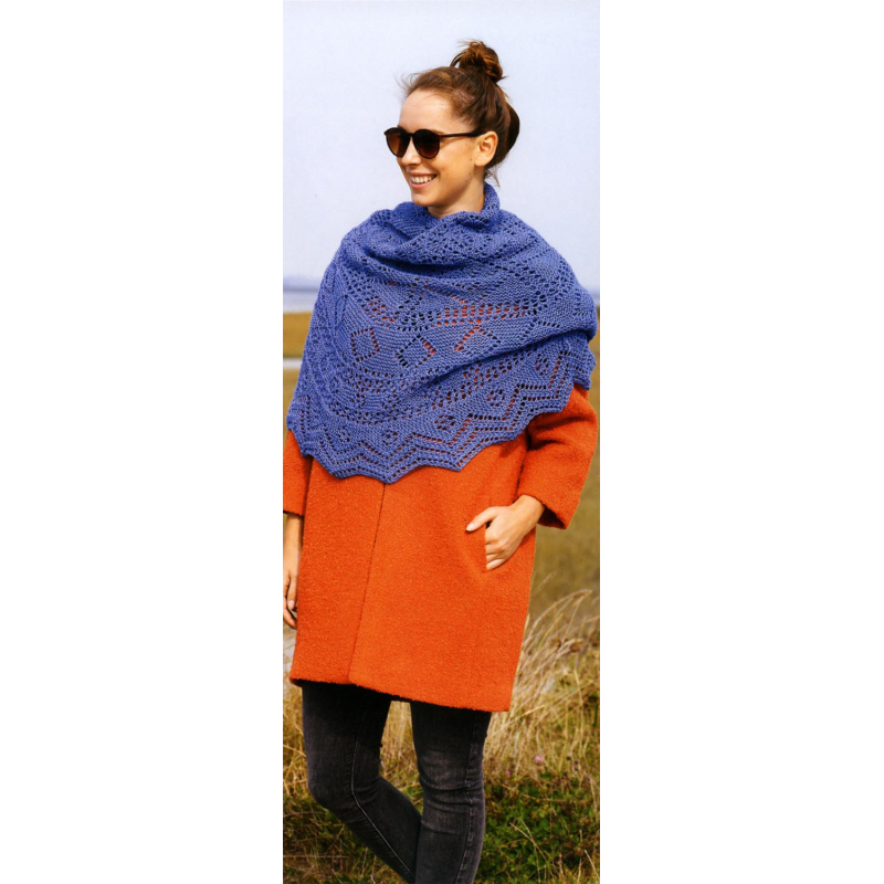 Châles en dentelle Shetland au tricot Livre Tricot