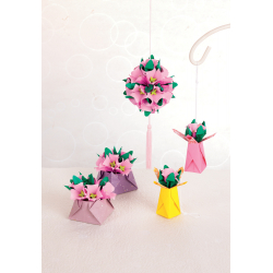 Fleurs en origami  - 2