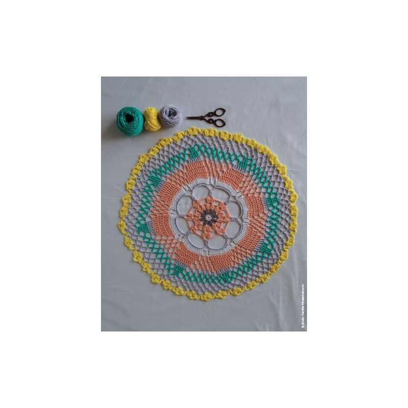 Mandalas au crochet  - 7