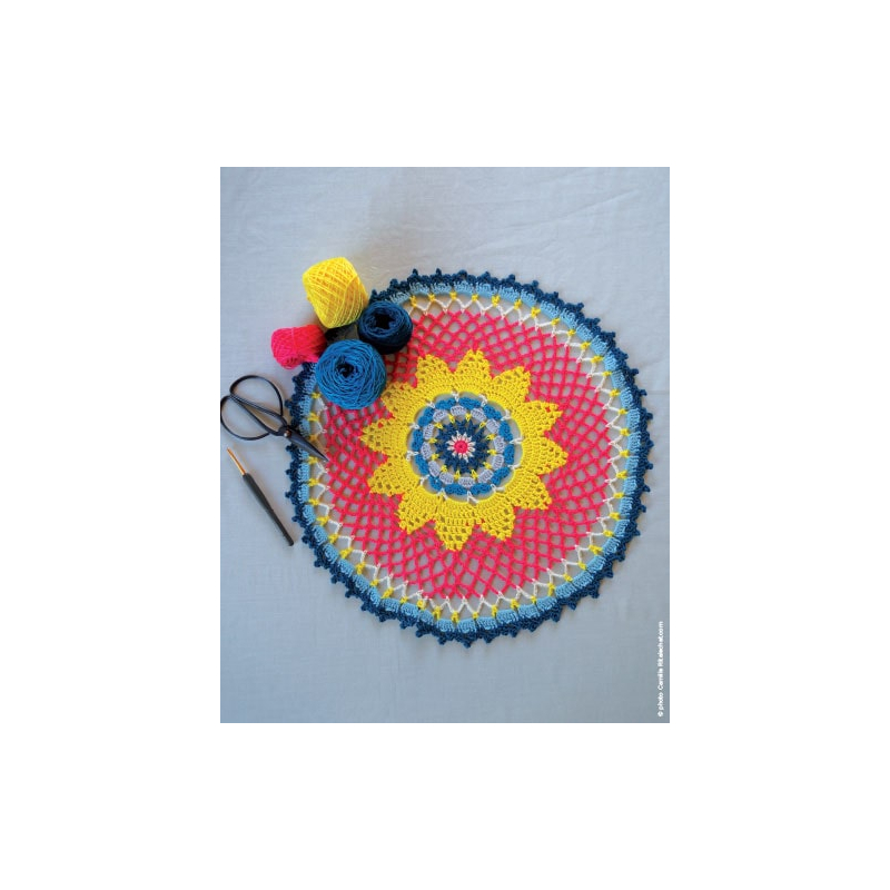 Mandalas au crochet Livre Crochet