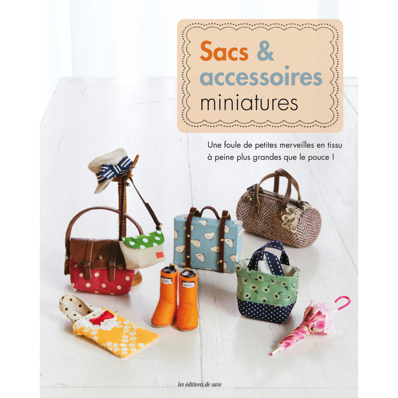 Sacs & accessoires miniatures Livre Couture
