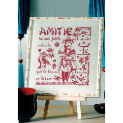 Un petit fil rouge m'a dit Livre Broderie