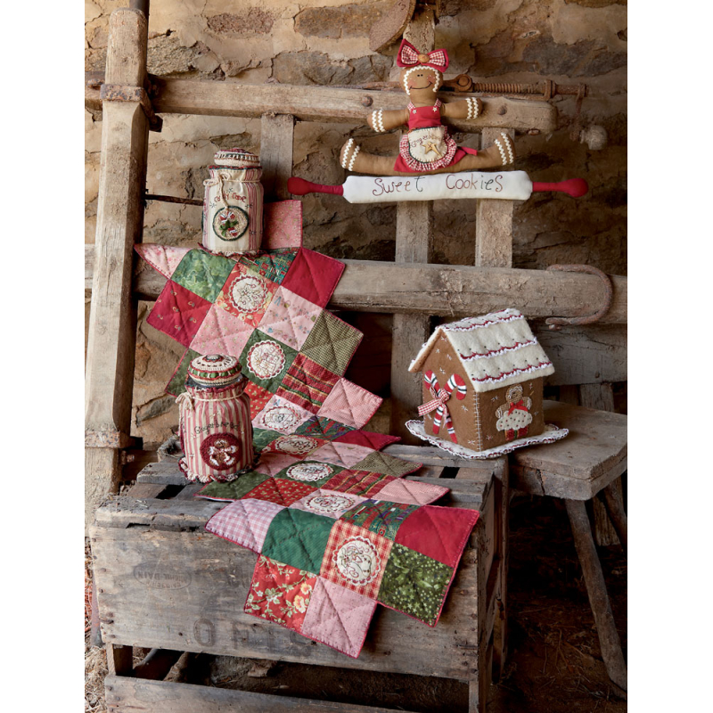 Noël Country : Couture créative, patchwork et broderie  Edisaxe