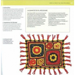100 Granny Squares acidulés Livre Crochet