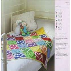 100 Granny Squares acidulés Livre Crochet