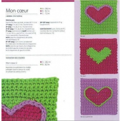 100 Granny Squares acidulés Livre Crochet