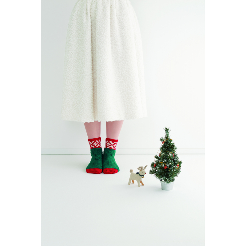 Chaussettes multicolores Livre Crochet