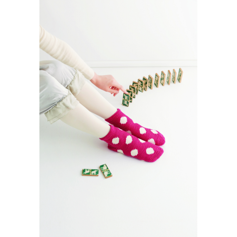 Chaussettes multicolores Livre Crochet