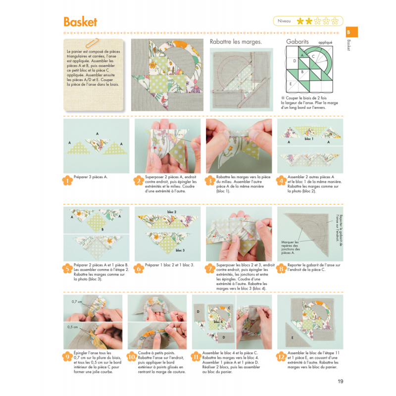 Le Guide visuel du patchwork 2 Livre Patchwork