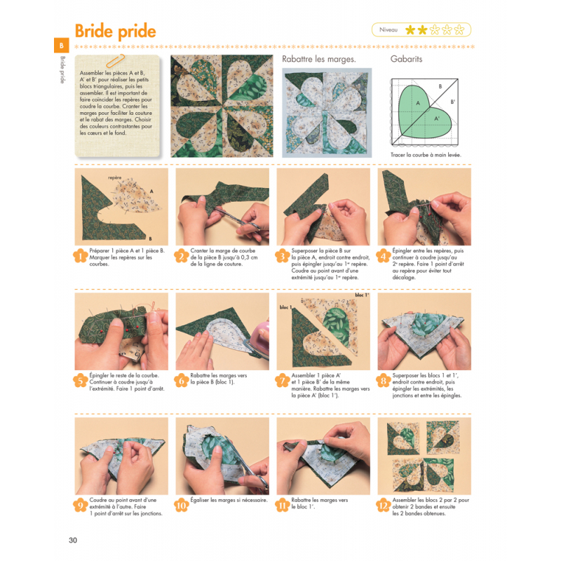 Le Guide visuel du patchwork 2 Livre Patchwork