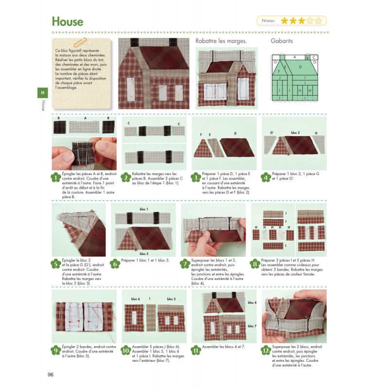Le Guide visuel du patchwork 2 Livre Patchwork