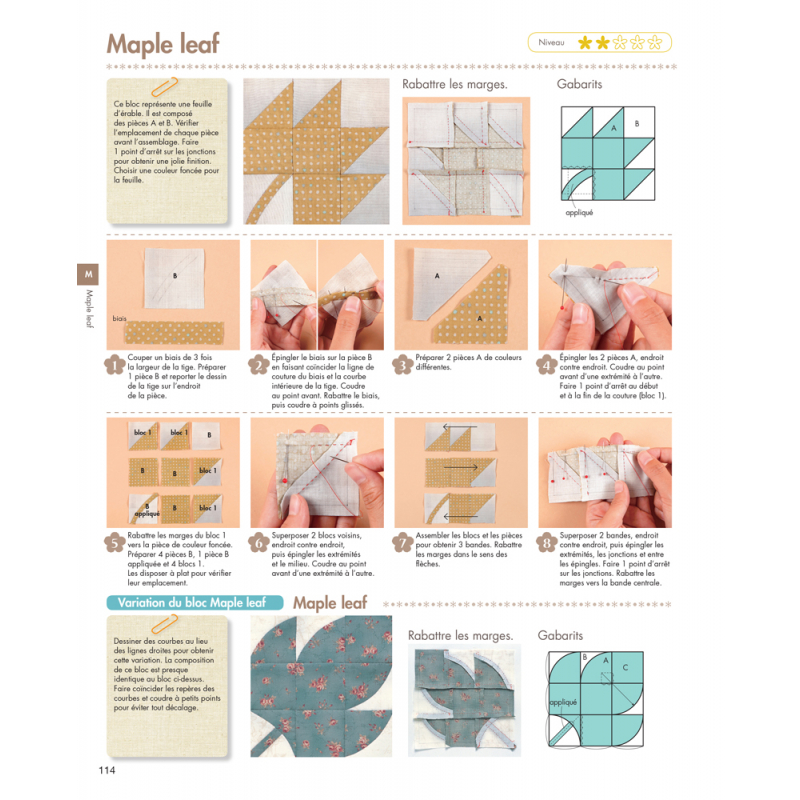Le Guide visuel du patchwork 2 Livre Patchwork