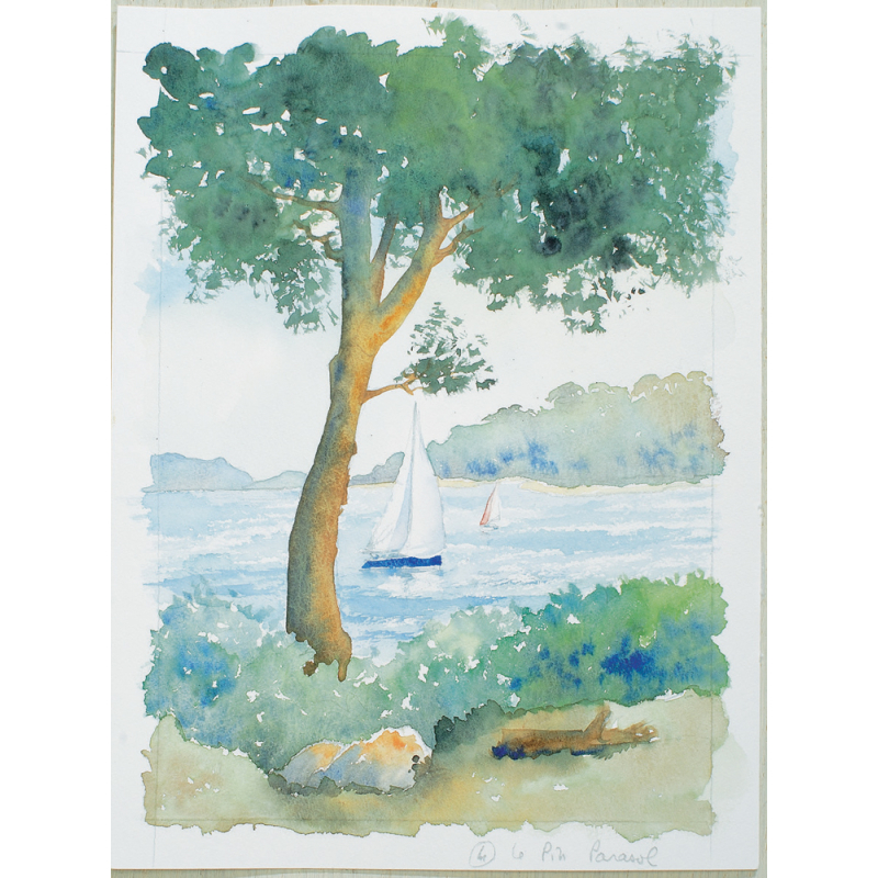 La mer à l'aquarelle  - 6