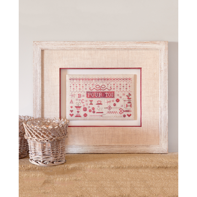 Les mots doux de Marie Livre Broderie