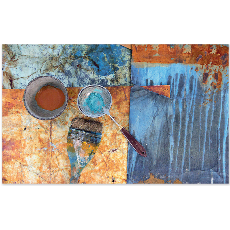 Acrylique abstraite - Inspiration- Surface - Idées Livre Beaux-arts