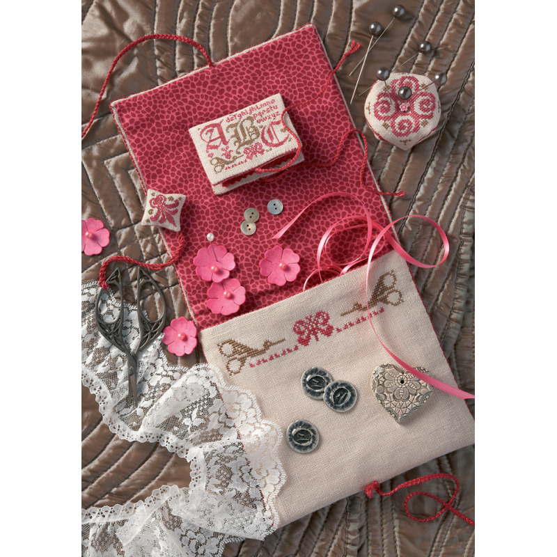 Au fil du temps... Cartonnage et point de croix Livre Broderie