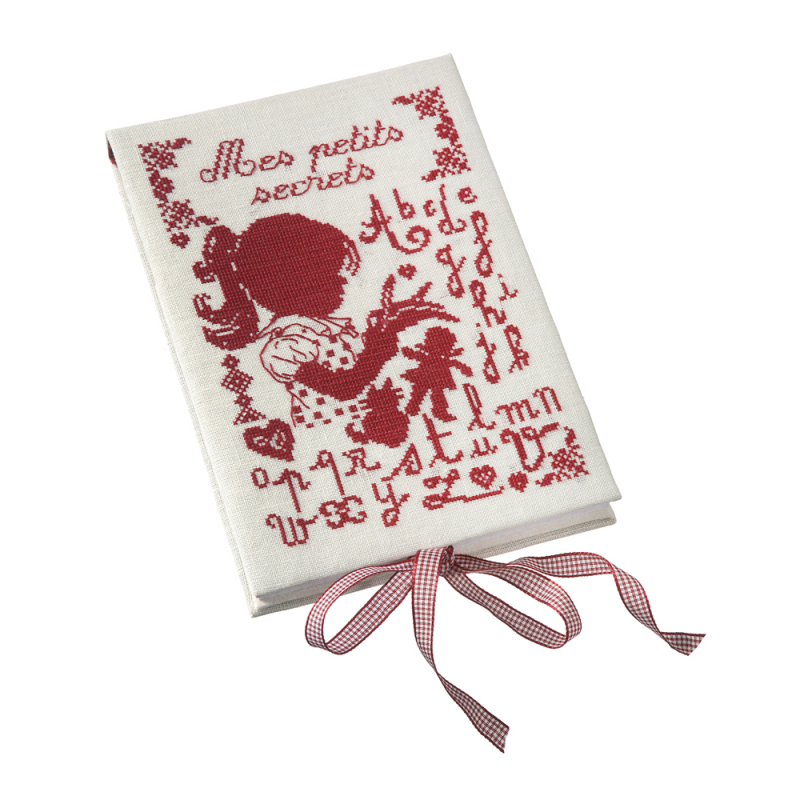Au fil du temps... Cartonnage et point de croix Livre Broderie