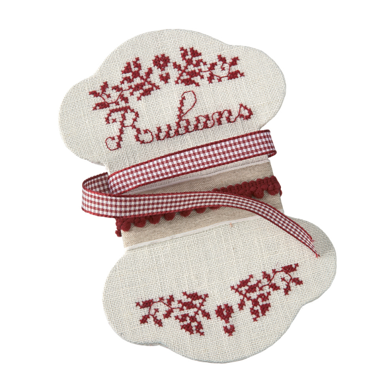 Au fil du temps... Cartonnage et point de croix Livre Broderie