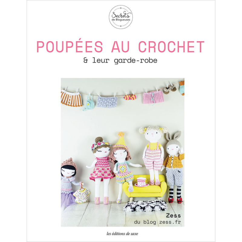 Poupées au crochet & leur garde-robe Livre Crochet