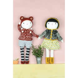 Poupées au crochet & leur garde-robe Livre Crochet
