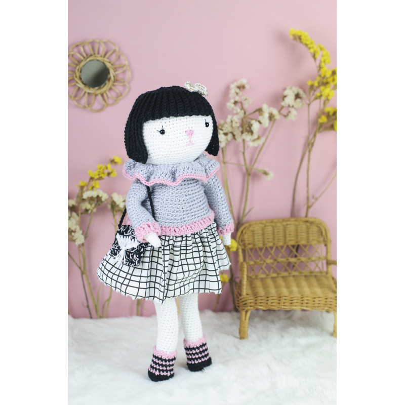 Poupées au crochet & leur garde-robe Livre Crochet