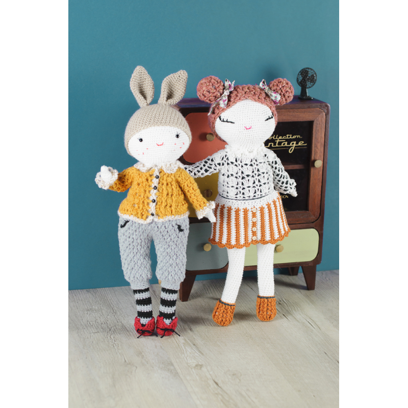 Poupées au crochet & leur garde-robe Livre Crochet